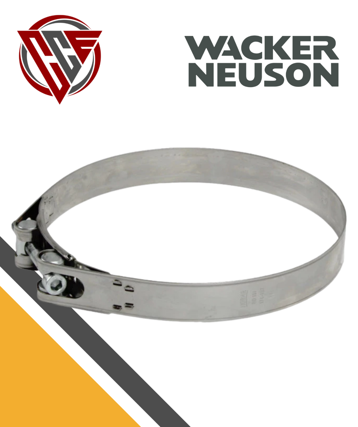 Wacker Bellows Clamp BS60-2, BS60-4, BS70-2i for Bellows 1006882 | 5000165078