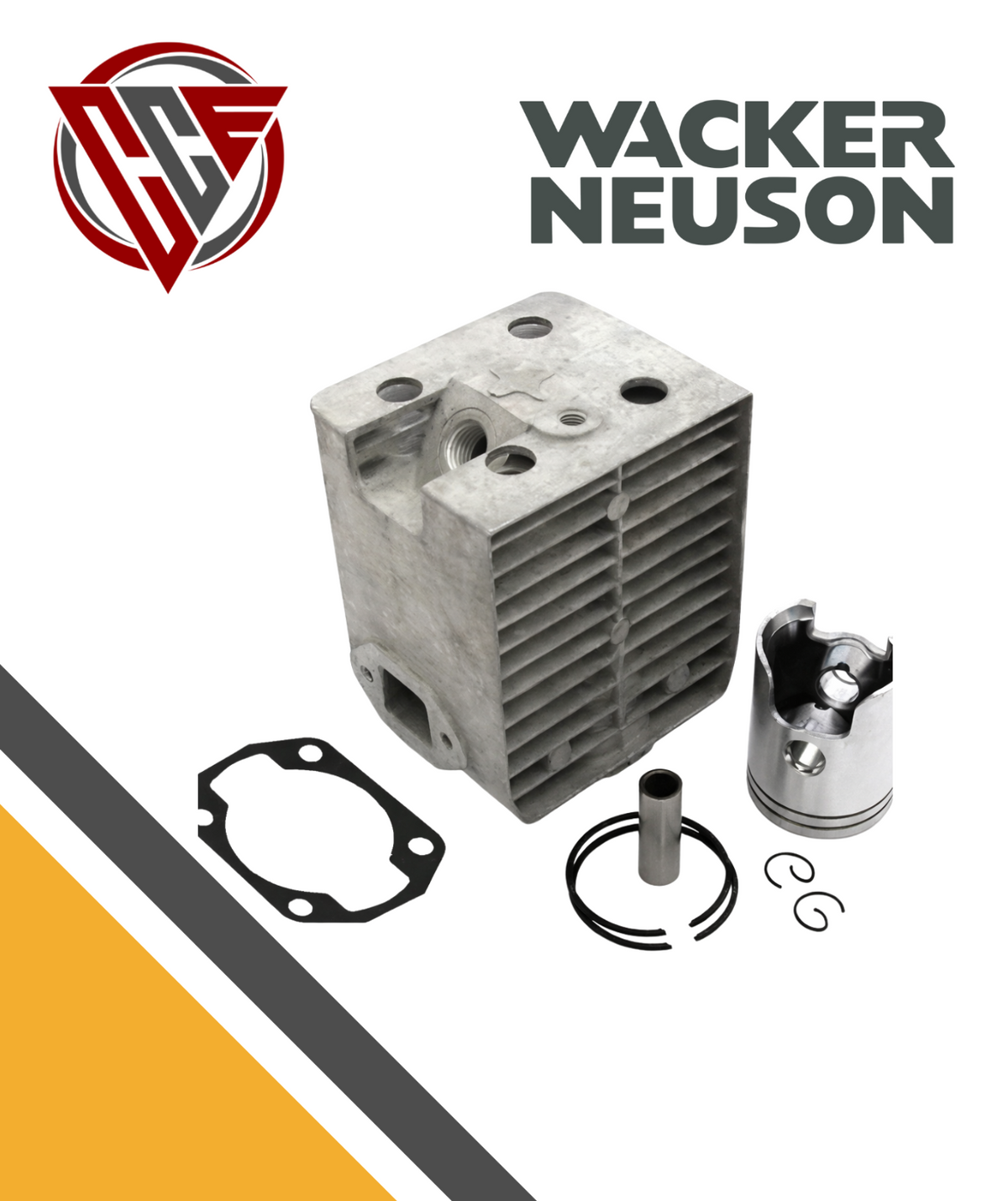 WM80 Cylinder & Piston Rebuild Kit OEM Wacker Neuson rammer parts 5000176400