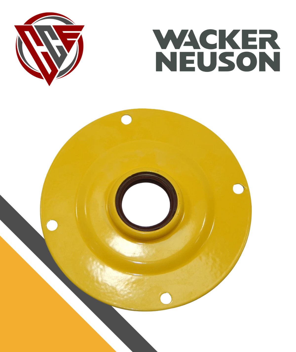 Wacker OEM End Cap with Seal fits VP1340 and VP1550 Plate Compactors- 5000155431