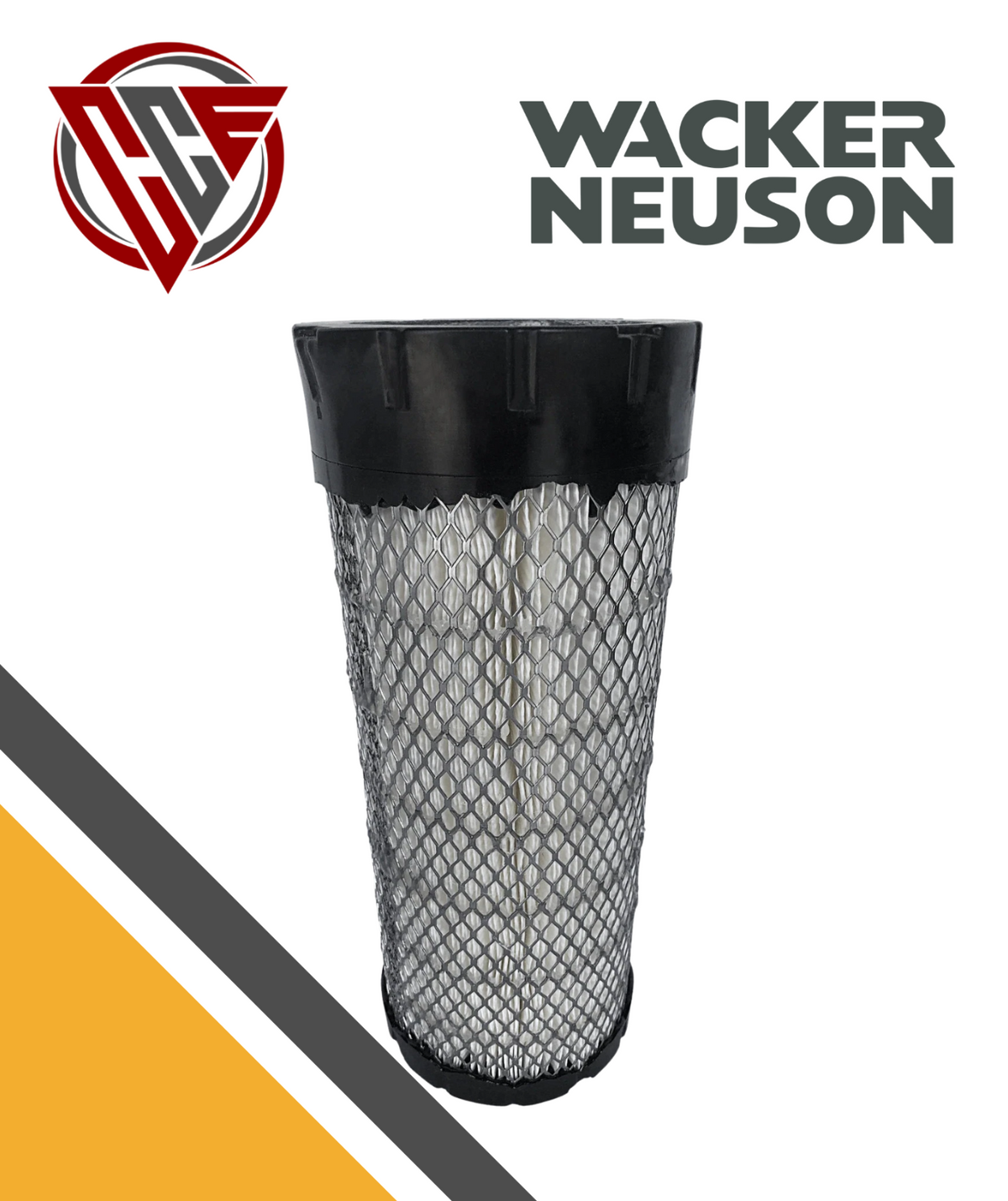 Wacker Neuson 5200006730 ST31, SW17, SW21, SW24 Air Cylindrical Primary Filter