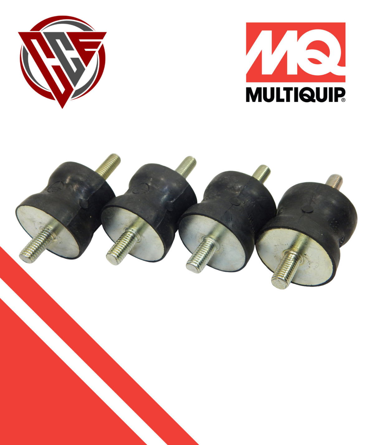 Multiquip 939010254 Shock Absorber - OEM Replacement Part for Plate Compactors