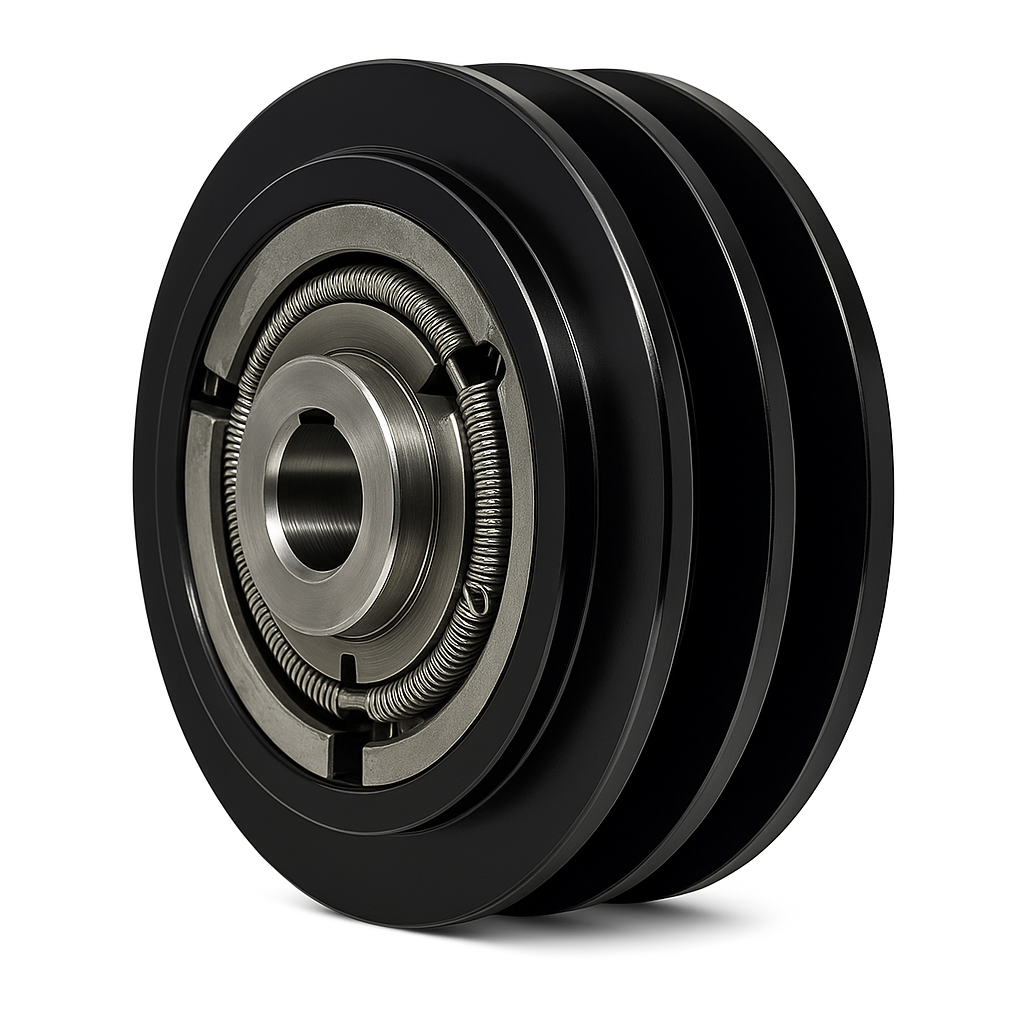 BulletProof Centrifugal Clutch | 1" Bore Dual Pulley 5.4" 5/8" V-Belt | Fits Honda GX270 GX390