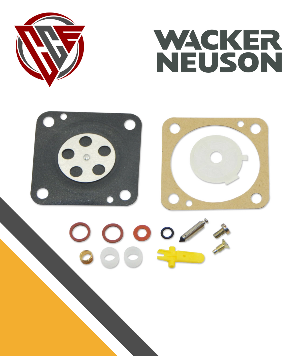 Wacker BS65Y, BS105Y Bing 33/12/313/352/362/373 Carb Rebuild Kit - 0065689