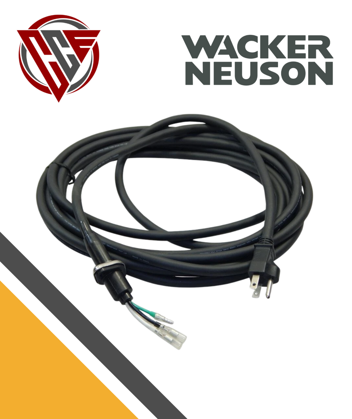 Wacker Neuson OEM PSR1500, PST2400 Sumbmersible Pump Power Cord 5000150406