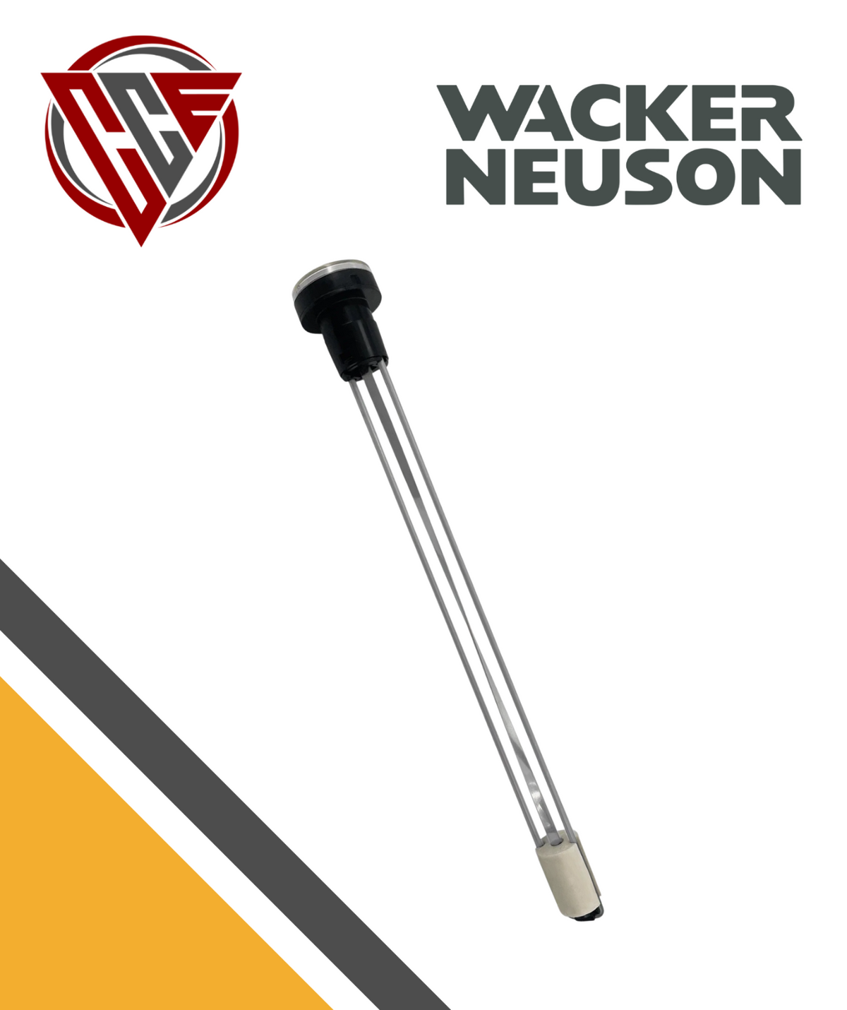 OEM Wacker Neuson 5100036762 15.75" Fuel Gauge