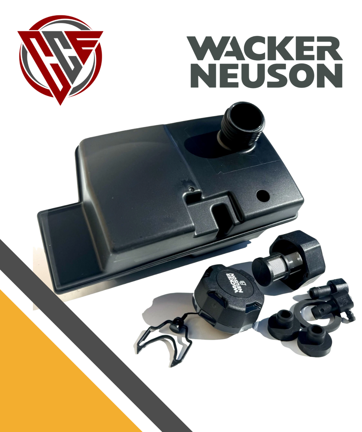Wacker 5100030302 Fuel Tank Completed, Rammer BS50-4, BS60-4, BS65-4, BS70-4