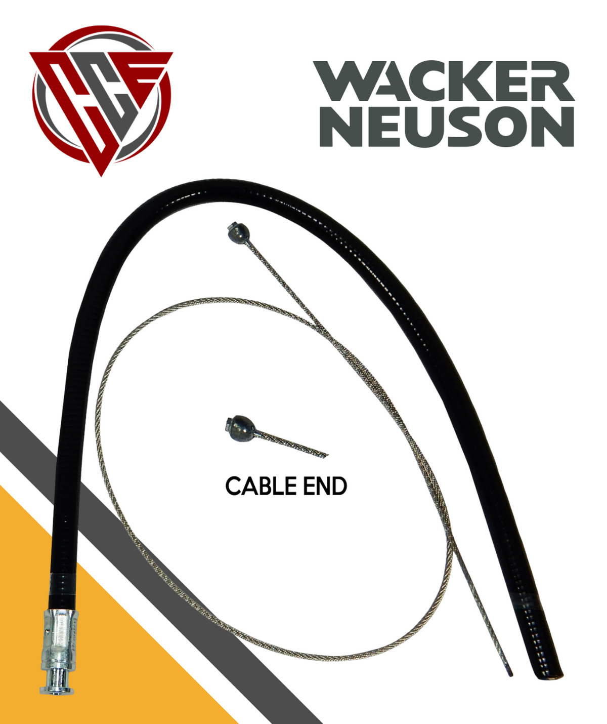 BS50-2 Throttle Cable and Casing Kit OEM Wacker rammer part - 5200017463