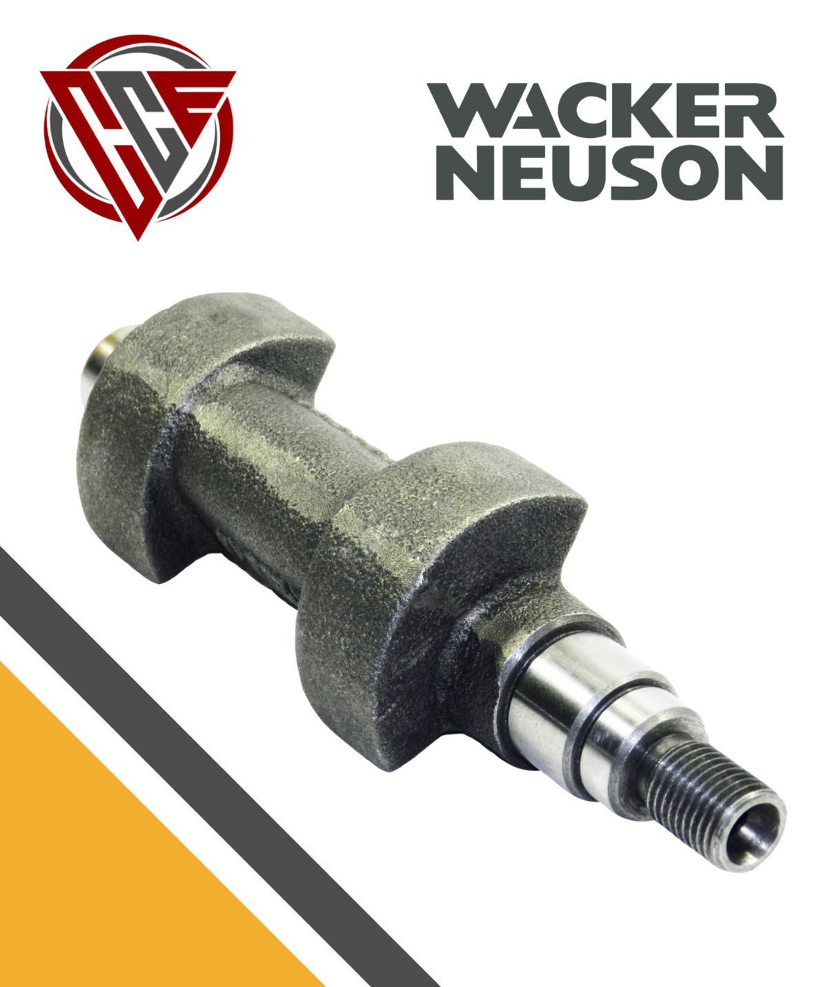 Wacker WP1550 and WP1540 Plate Compactor OEM Exciter Shaft - OEM Part 110185