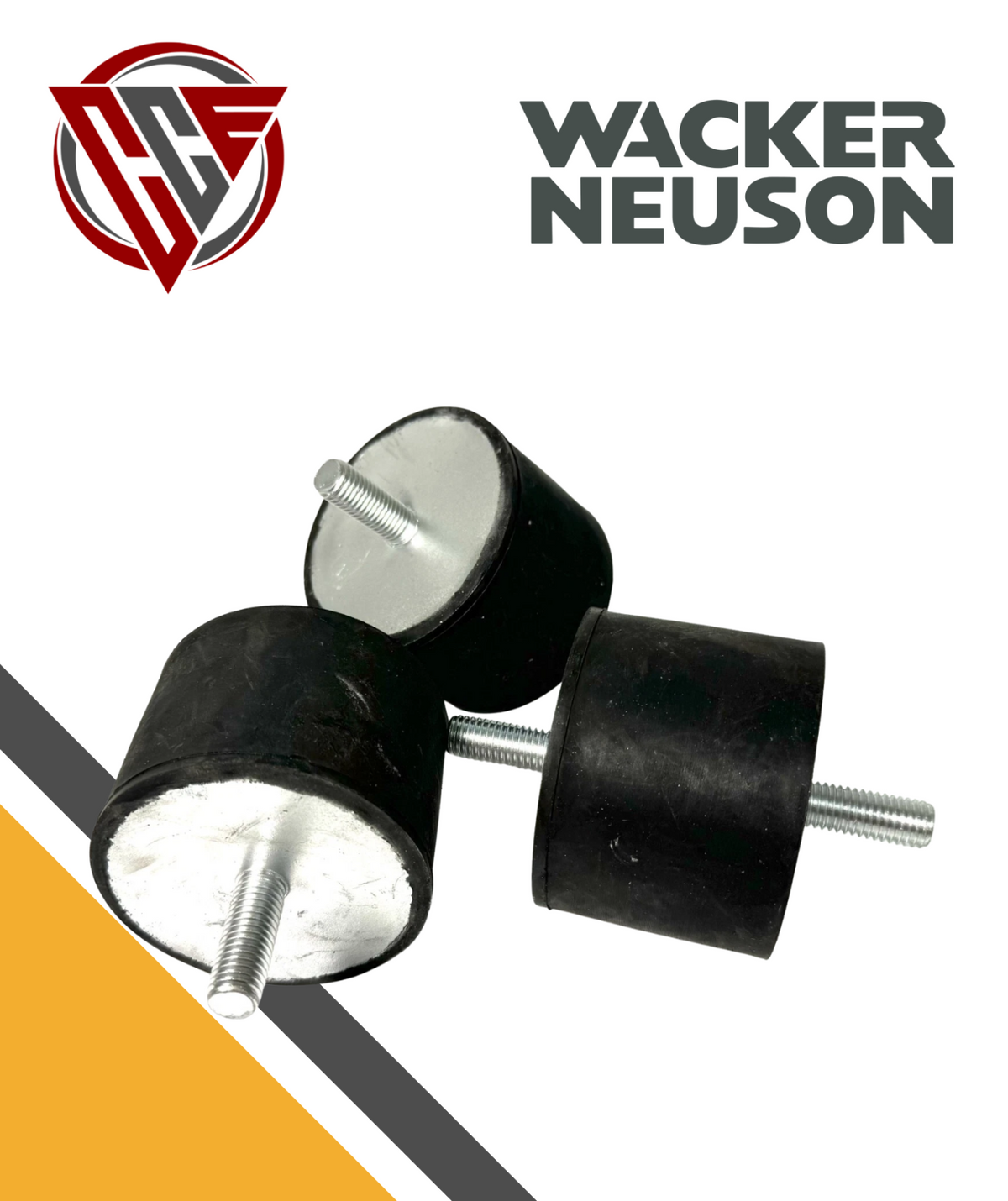 PK3 Wacker OEM 5000111052 Shockmount Fit RD11/ RD12/ RD16 Trench Rollers