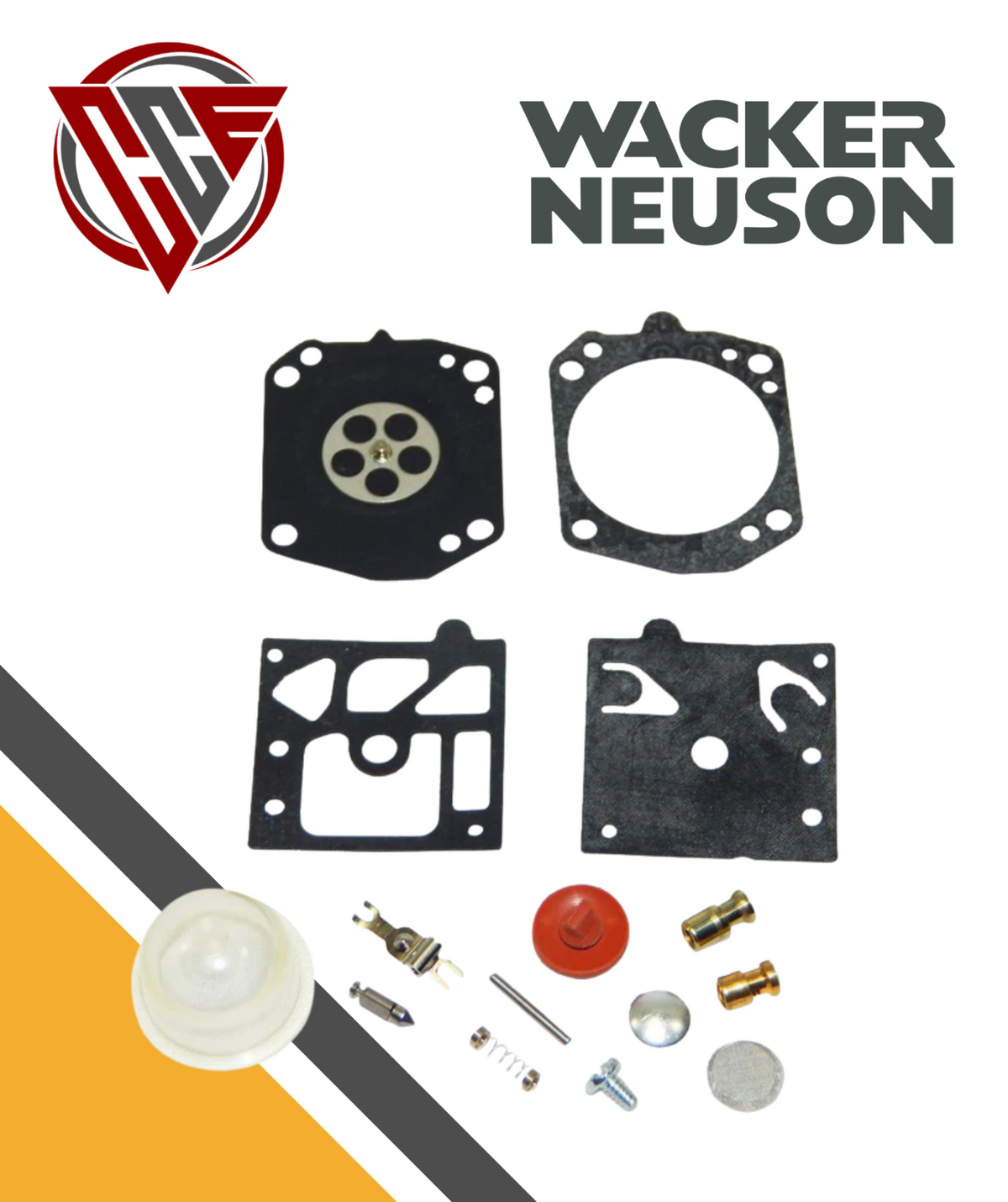 Wacker Neuson OEM Carburetor Rebuild Kit fits HDA286, HDA308 Carbs | 5200007178
