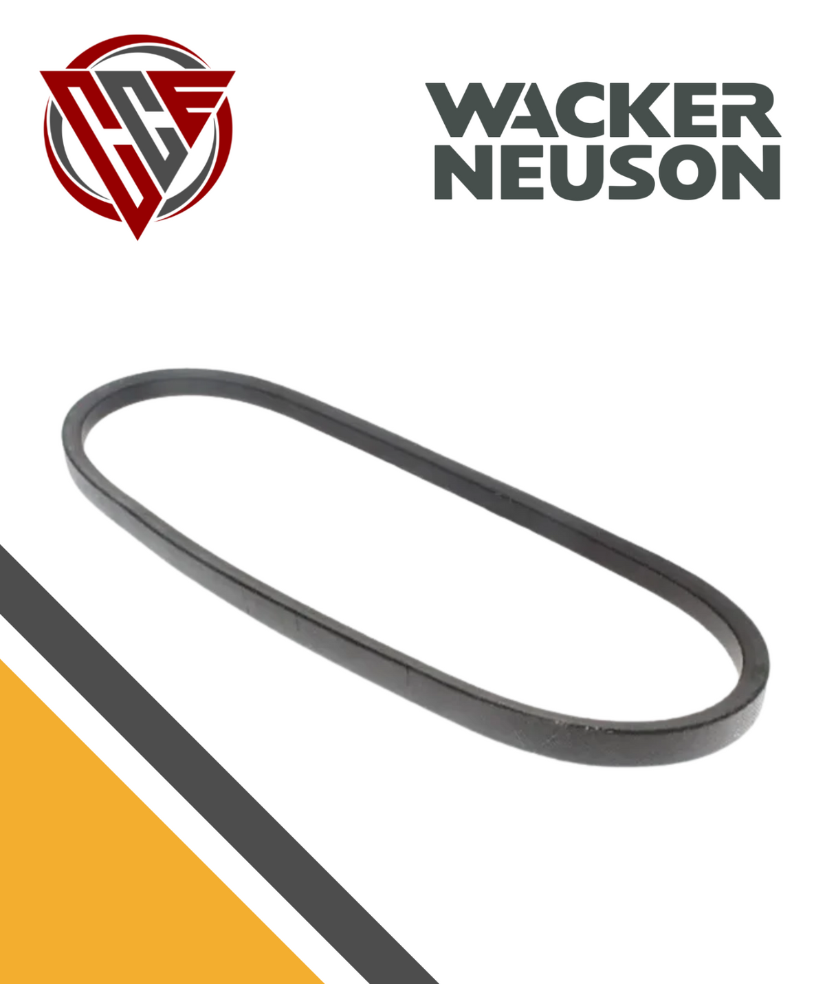 Wacker Neuson OEM Drive Belt WP1540, WP1550 plate compactors 0111158, 5100044733