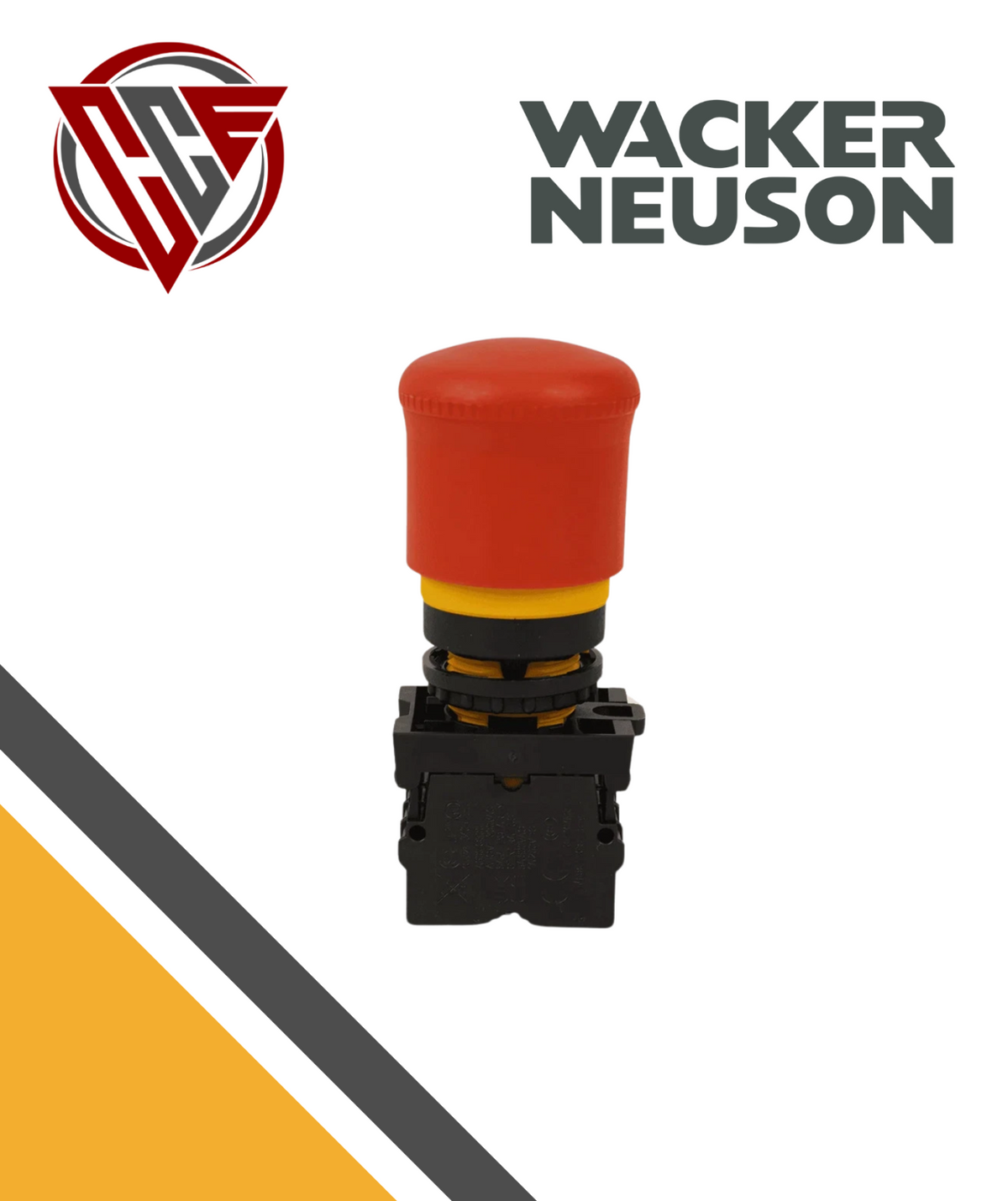 Wacker Neuson E-Stop Switch Assembly (2P-Nc, 1P-No) 5000165439