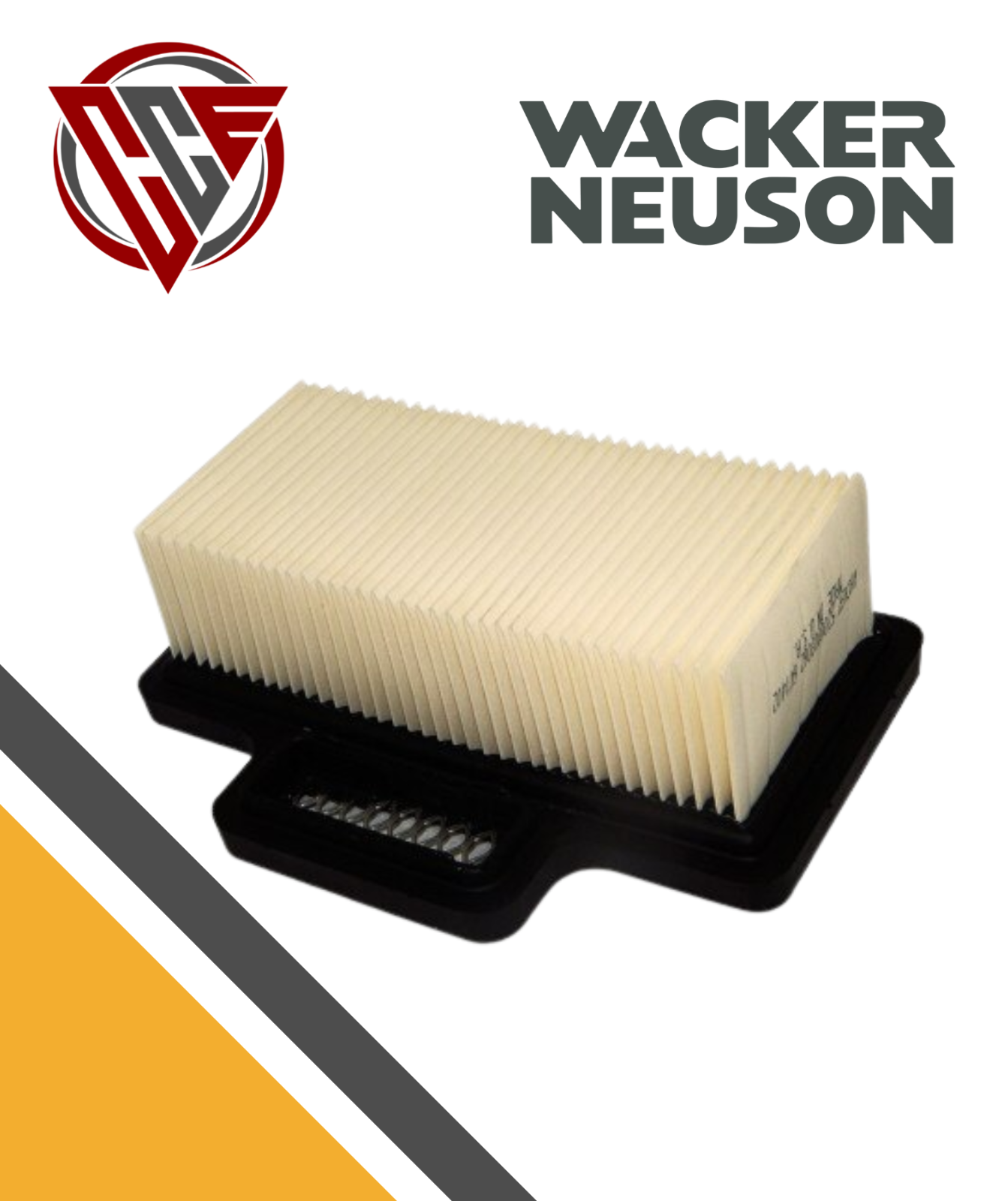 Wacker Neuson OEM New Style Air Filter BS50-4AS, BS60-2i, BS60-4 | 5200003062