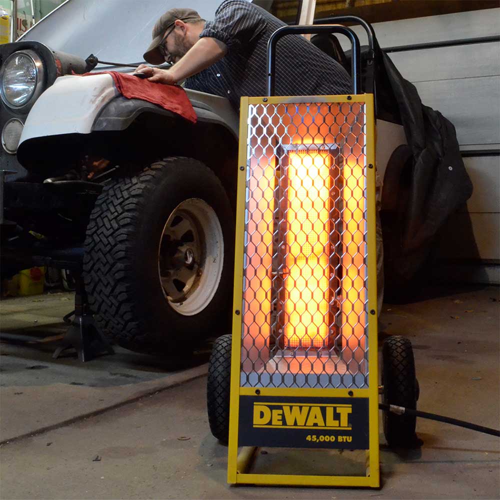 DEWALT DXH45LP 45,000 BTU Propane Portable Radiant Heater