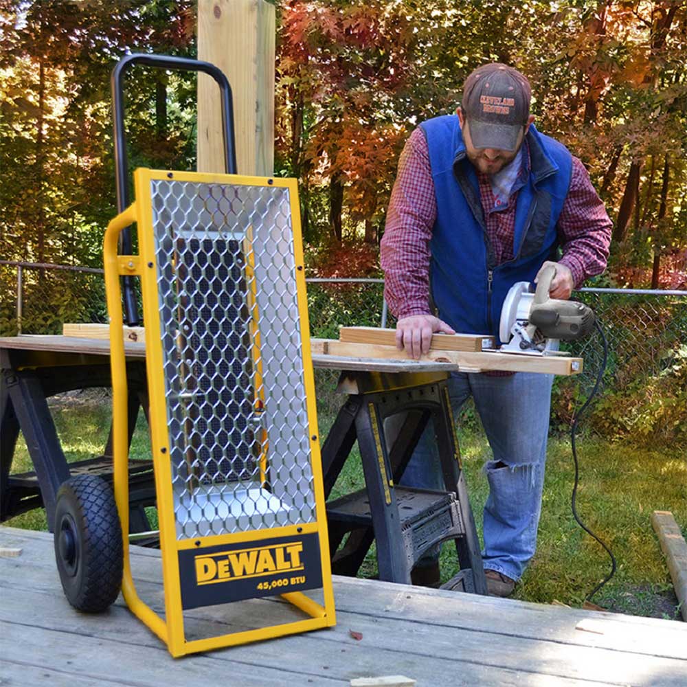 DEWALT DXH45LP 45,000 BTU Propane Portable Radiant Heater
