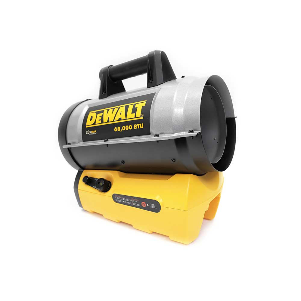 DEWALT DXH70CFAV 27,000-68,000 BTU Propane Cordless Forced Air Heater