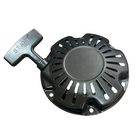 new recoil starter assembly for honda gx100 engines 28400-z0d-v02za, 28400-z0d-v03za, 28400-z0d-v04za, black. high quality aftermarket replacement part for construction or landscaping equipment.