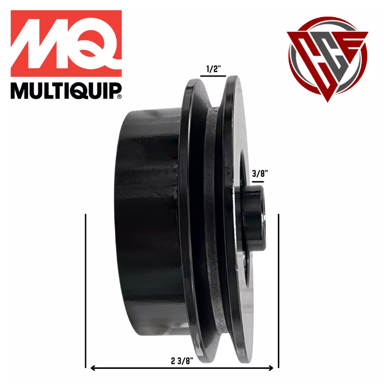 Multiquip Mikasa replacement clutch assembly for MVC88 series plate compactors, including MVC88GH, MVC88VGE, and MVC88GE.