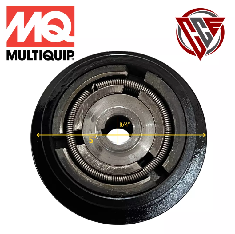 Multiquip Mikasa replacement clutch assembly for MVC88 series plate compactors, including MVC88GH, MVC88VGE, and MVC88GE.