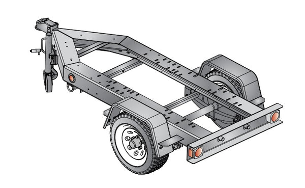 Multiquip Trailers - Standard & Extended Fuel Welder Trailer