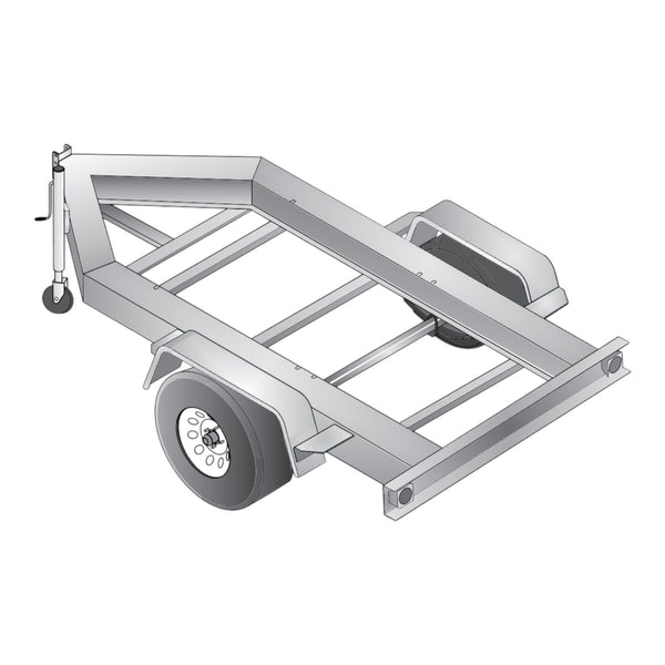 Multiquip Trailers - Standard & Extended Fuel Welder Trailer