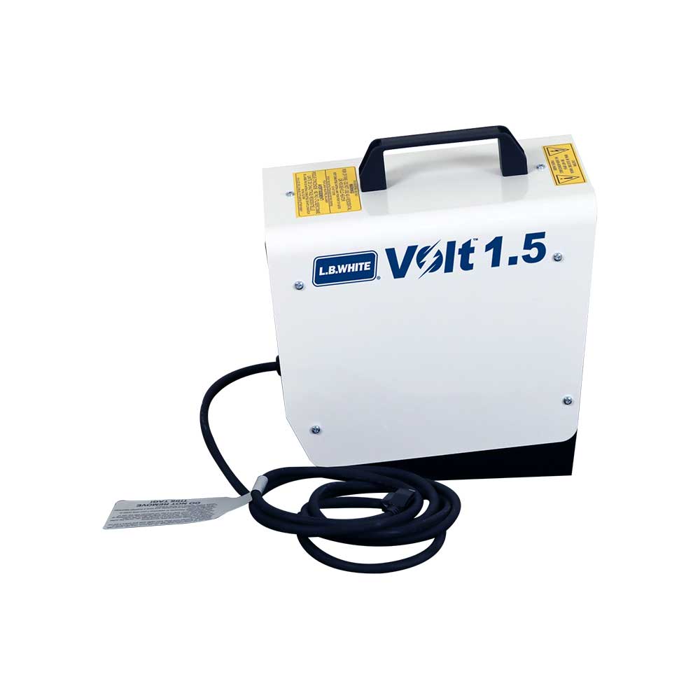 L.B. White Volt 1.5 1.5 kW 5,100 BTU Electric Fan Heater