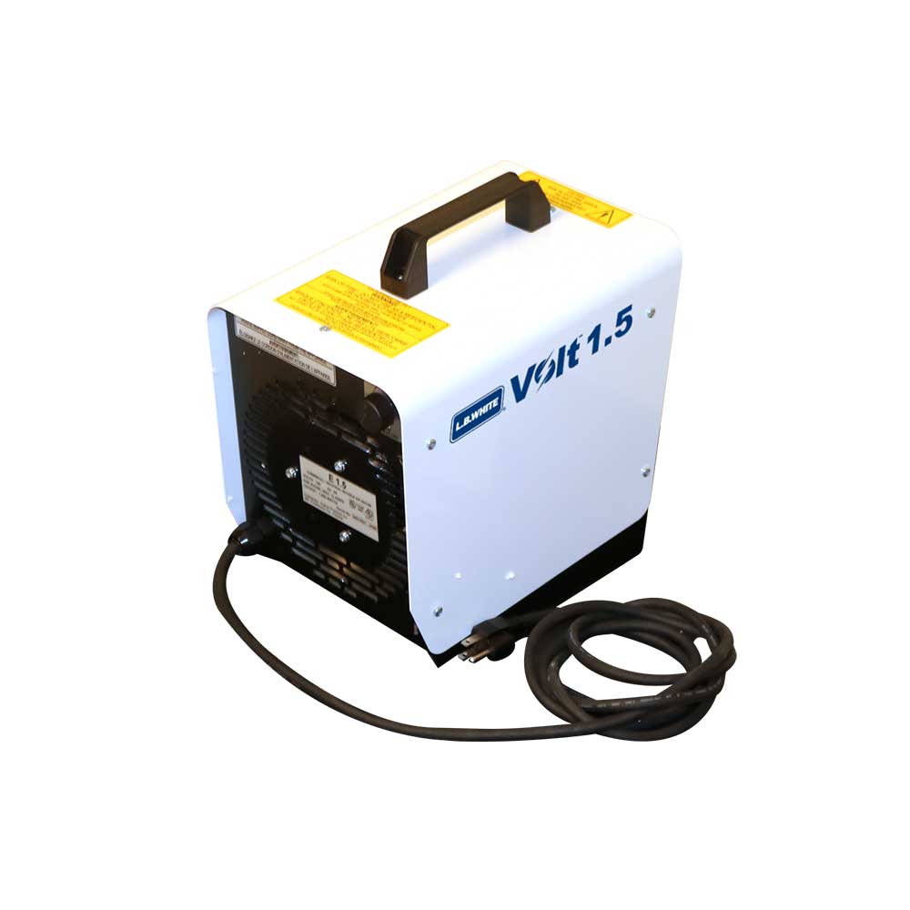 L.B. White Volt 1.5 1.5 kW 5,100 BTU Electric Fan Heater