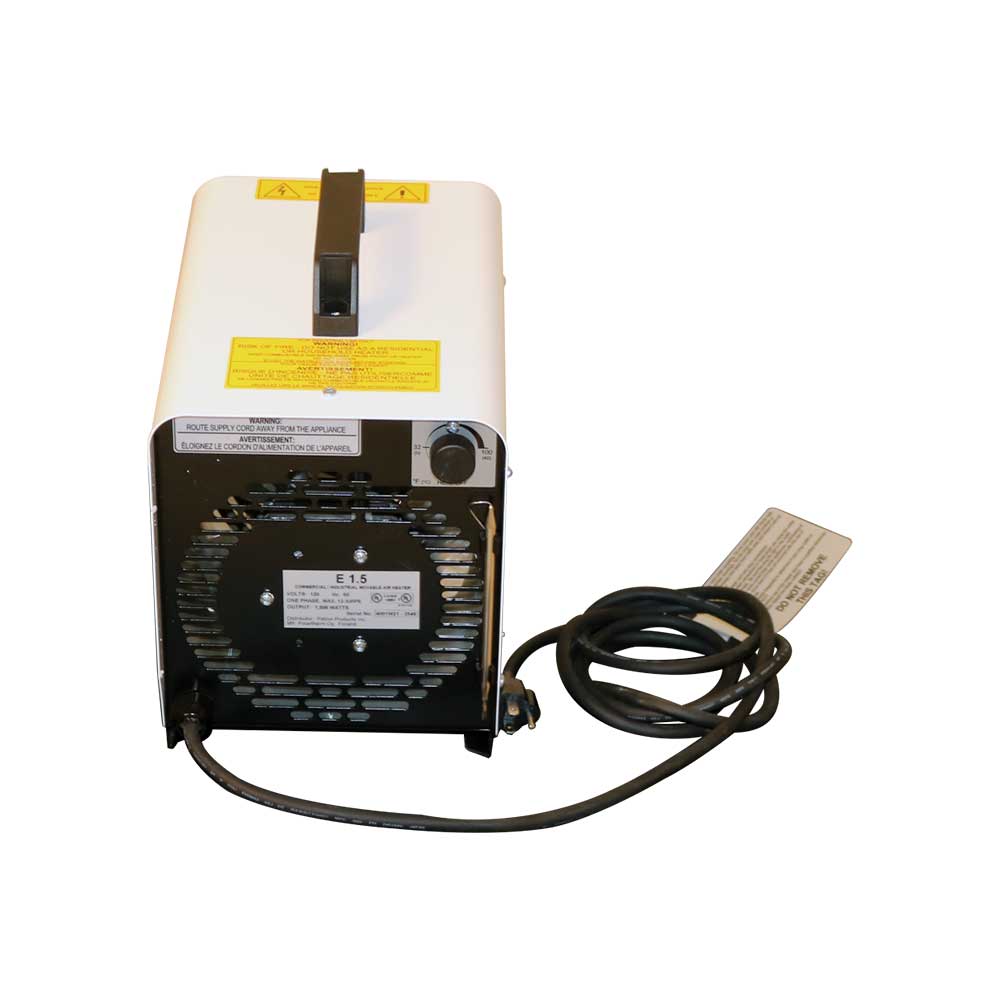 L.B. White Volt 1.5 1.5 kW 5,100 BTU Electric Fan Heater